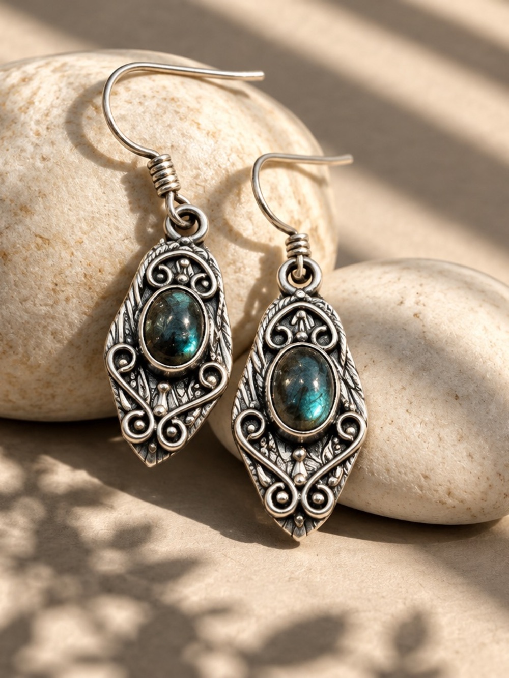 NEW! Labradorite Earrings